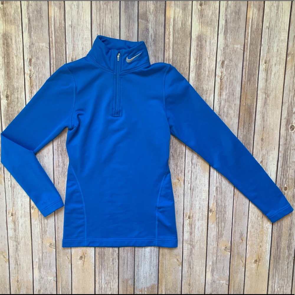 Women’s XS Nike fit dry blue track jacket